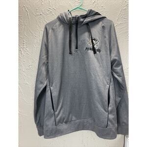 Pittsburgh Penguins NHL Hockey 1/4 Zip Pullover Sweatshirt‎ Hoodie Mens Size M